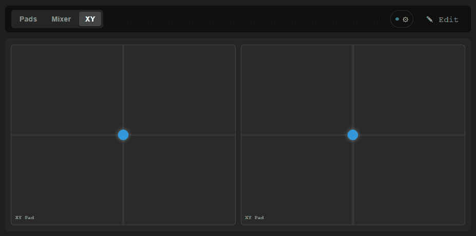 XY Pad Interface