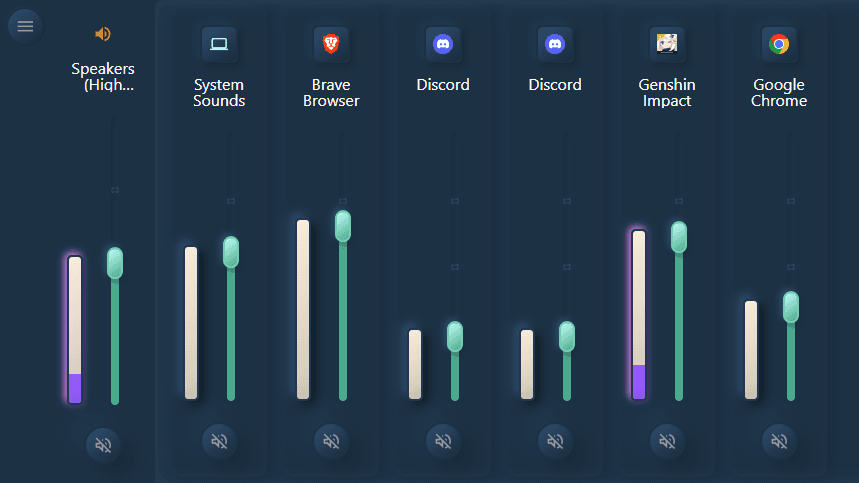 Volume Mixer Preview